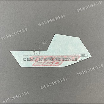 Heckverkleidung Aufkleber, Linke Seite