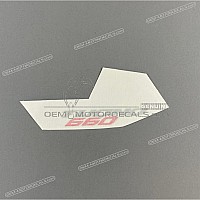 APRILIA Adesivo posteriore coda carena, lato sinistro 2H005718