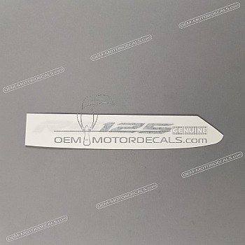 Heckverkleidung Aufkleber, Linke Seite