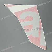 APRILIA Side cowling decal, left side 2H005856