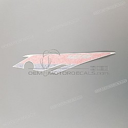 Autocollant carénage arrière queue, côté gauche