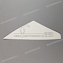 Autocollant de carénage supérieur avant, côté gauche