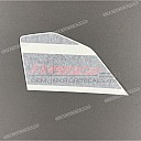 Side cowling decal, left side