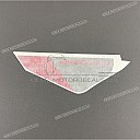 Front fender decal, left side