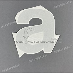 Side cowling decal, left side