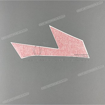 Naklejka na dolną owiewkę, pług, lewa strona