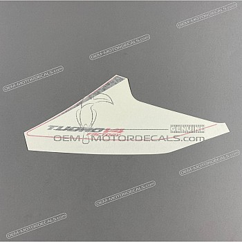 Heckverkleidung Aufkleber, Linke Seite