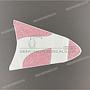 Seat cowl upper decal