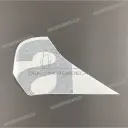 Lower belly pan sticker