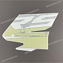 Side cowling lower decal, right side