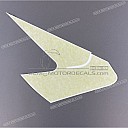 Side cowling stripe decal, right side