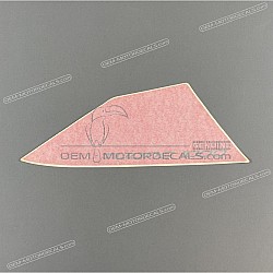 Naklejka na nakładkę siedzenia, prawa strona