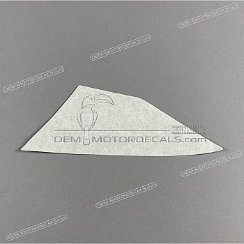 Heckverkleidung Aufkleber, Linke Seite