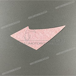 Front cowling decal, left side