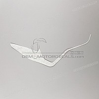 APRILIA Bovenkuip sticker, linkerkant 897022