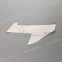 APRILIA Adesivo posteriore coda carena, lato sinistro 898545