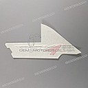 Side cowling decal, left side