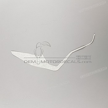 Front cowling decal, left side