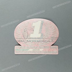 Pegatina cubierta tanque