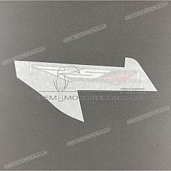 Adesivo posteriore coda carena, lato destro