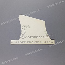 Front cowling decal