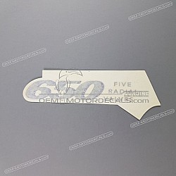 Tail cowl decal, right side