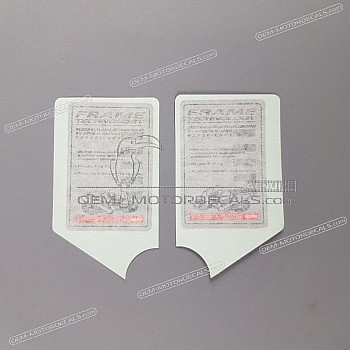 Adesivi coperchio serbatoio, set