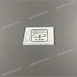 Etiqueta de precaución, Cadena