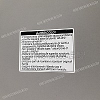 APRILIA Etichetta di avvertenza, Catena AP8157685-14
