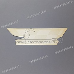 Front fender decal, left side