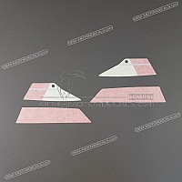 APRILIA Kanzel / Oberteil Verkleidung Aufkleber, Satz AP8167461-22