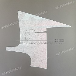 Belly pan decal, right side