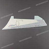APRILIA Naklejka na tylną owiewkę / zadupek, lewa strona AP8167948-14