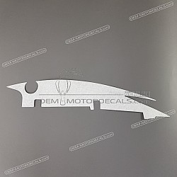 Frame cowling decal, left side