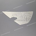 Autocollant de carénage supérieur avant, côté gauche