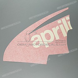 Belly pan decal, left side