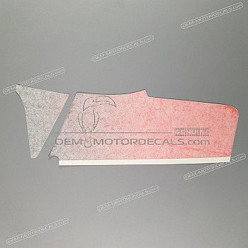 Naklejka na dolną owiewkę, pług, lewa strona