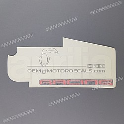 Belly pan decal, right side