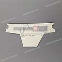 Front cowling decal, left side