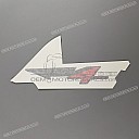 Side cowling decal, right side