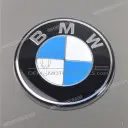 Emblemat z logo BMW na kufer centralny
