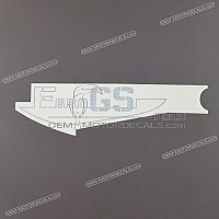 BMW Hintere Seitenverkleidung F 650 GS Aufkleber, linke Seite 46637681887