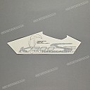 Rear side panel K1300S emblem, left side