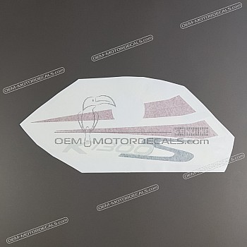 Side cowling decal, left side