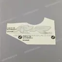 Bovenste zijkuip S1000RR belettering, links