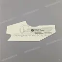 S1000RR sticker achterkant, rechterzijde