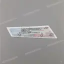 Pegatina decorativa para colín, lado derecho