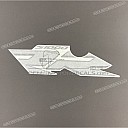 Upper side fairing S1000RR lettering, left side