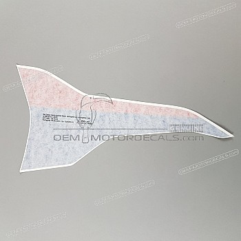Autocollant de carénage supérieur avant, côté droit