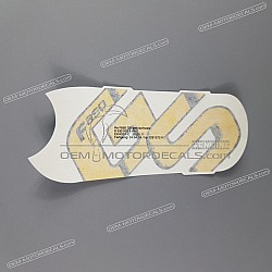 Side cowling decal, right side